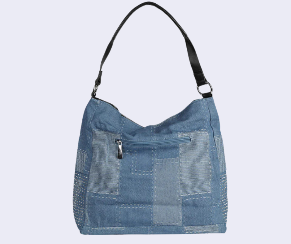 Solada Borsa in jeans con borchie